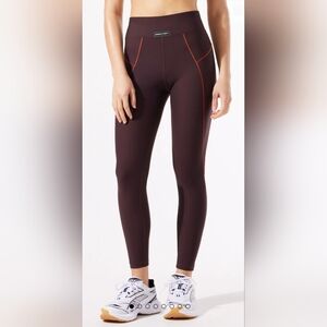 (NWOT) Bark Brown 7/8 high waisted leggings with pocket